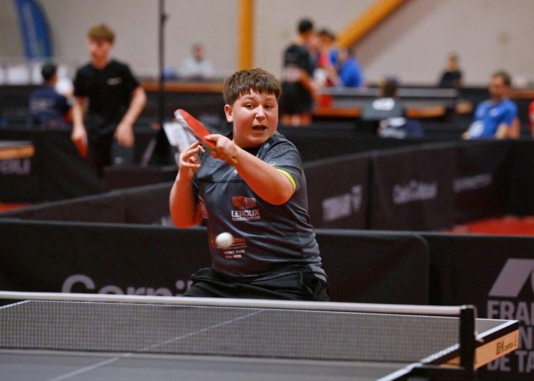 Noah Belland en compétition
